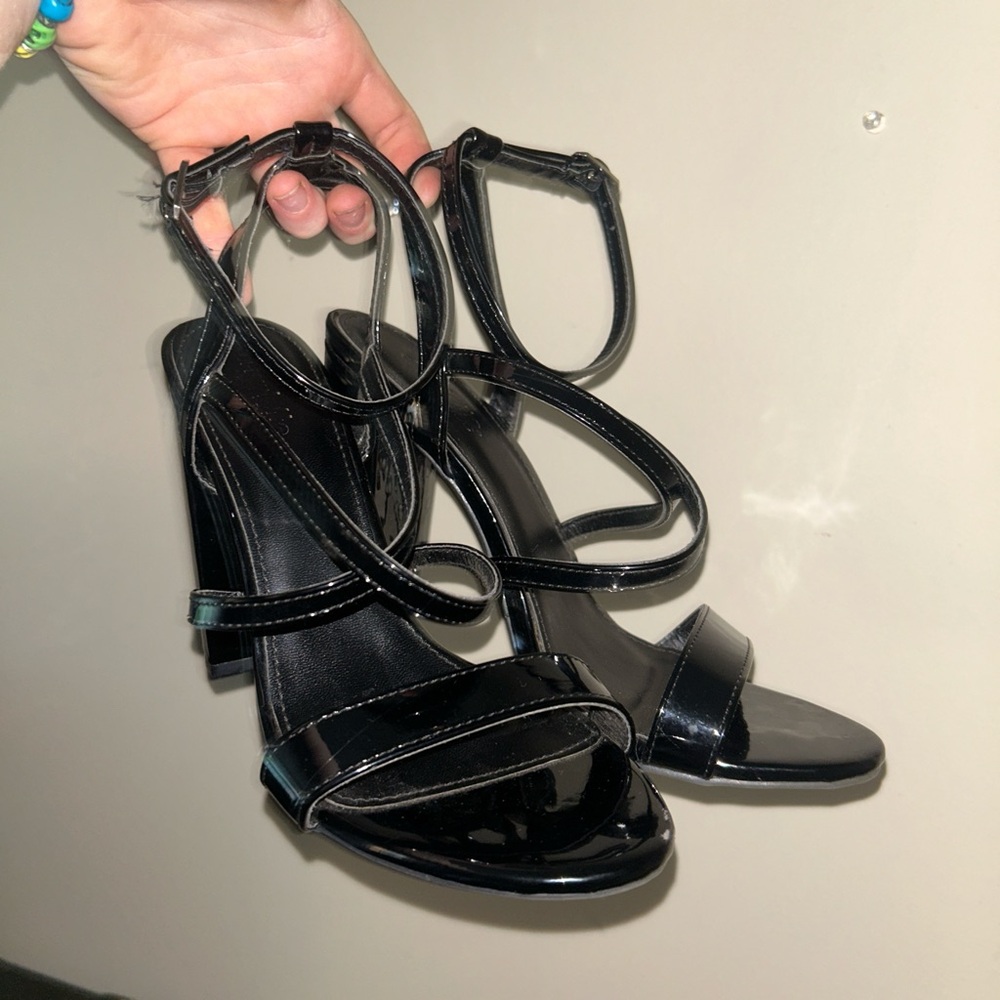 Charlotte Russe Black Patent Leather Pumps